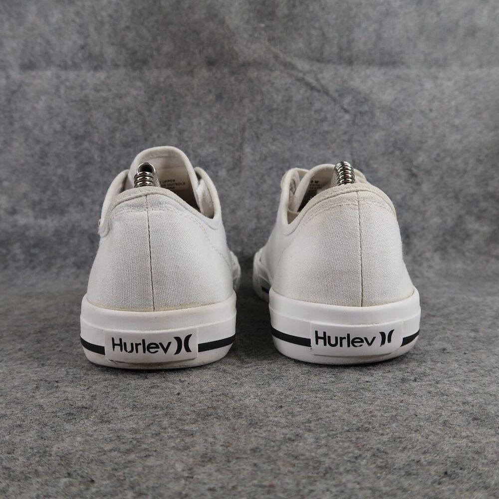 Hurley Shoes Womens 9 Sneakers Casual Canvas Lace Up Ceta Skater Lifestyle White - Picture 5 of 12